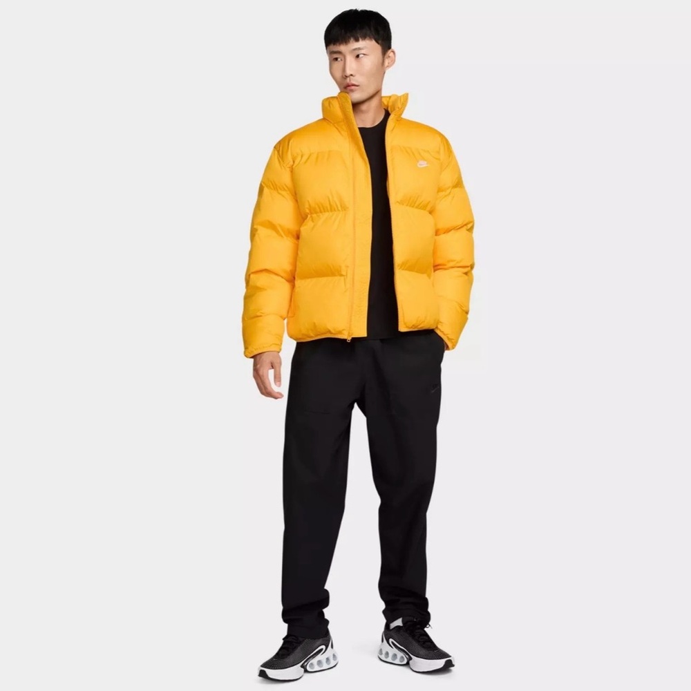 MEN'S NIKE SPORTSWEAR CLUB FUTURA LOGO PUFFER JACKET - Picture 2 of 5